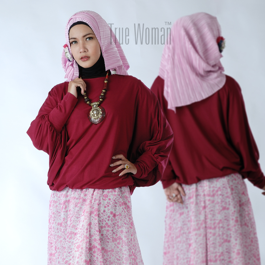  BLOUSE  ATASAN Baju  Muslim Gamis Modern Gamis Muslimah 