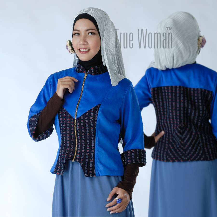  ROMPI BLAZER CARDIGAN Baju Muslim Gamis Modern Gamis 