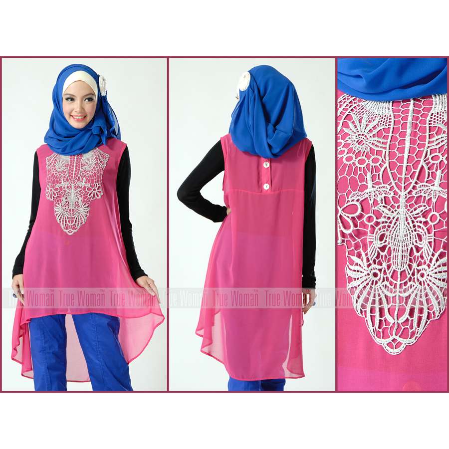TUNIK  Baju Muslim Gamis Modern  Gamis Muslimah Cantik Dan Murah