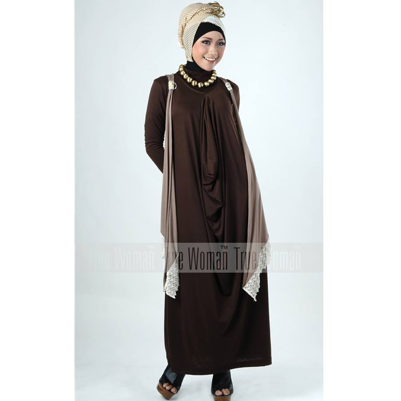  TUA)  Baju Muslim Gamis Modern  Gamis Muslimah Cantik Dan Murah
