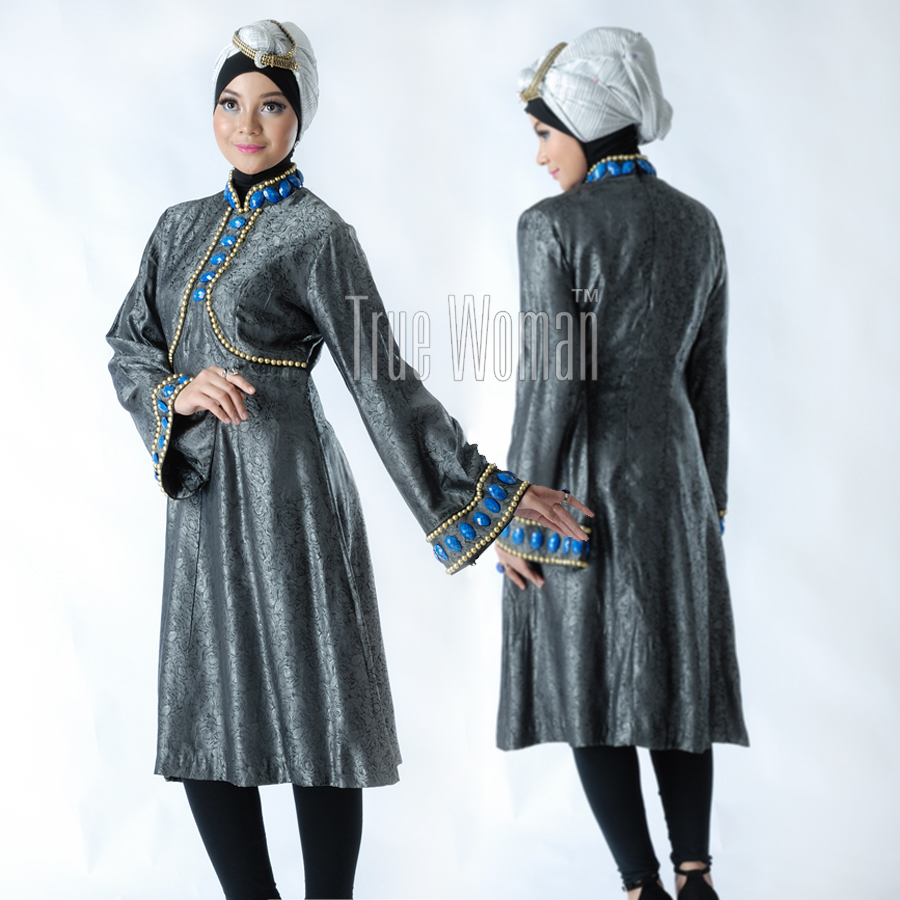 TUNIK  Baju Muslim Gamis Modern  Gamis Muslimah Cantik Dan Murah