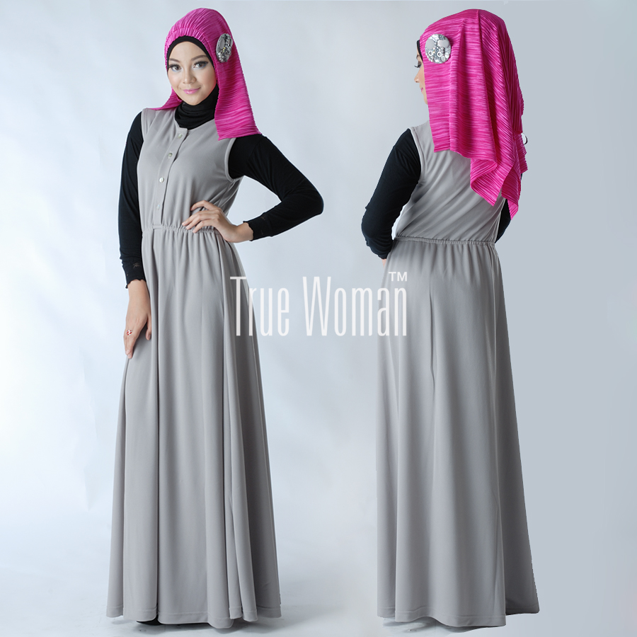  Busana  Muslim  Modern Casual  Baju  Muslim  Gamis  Modern 